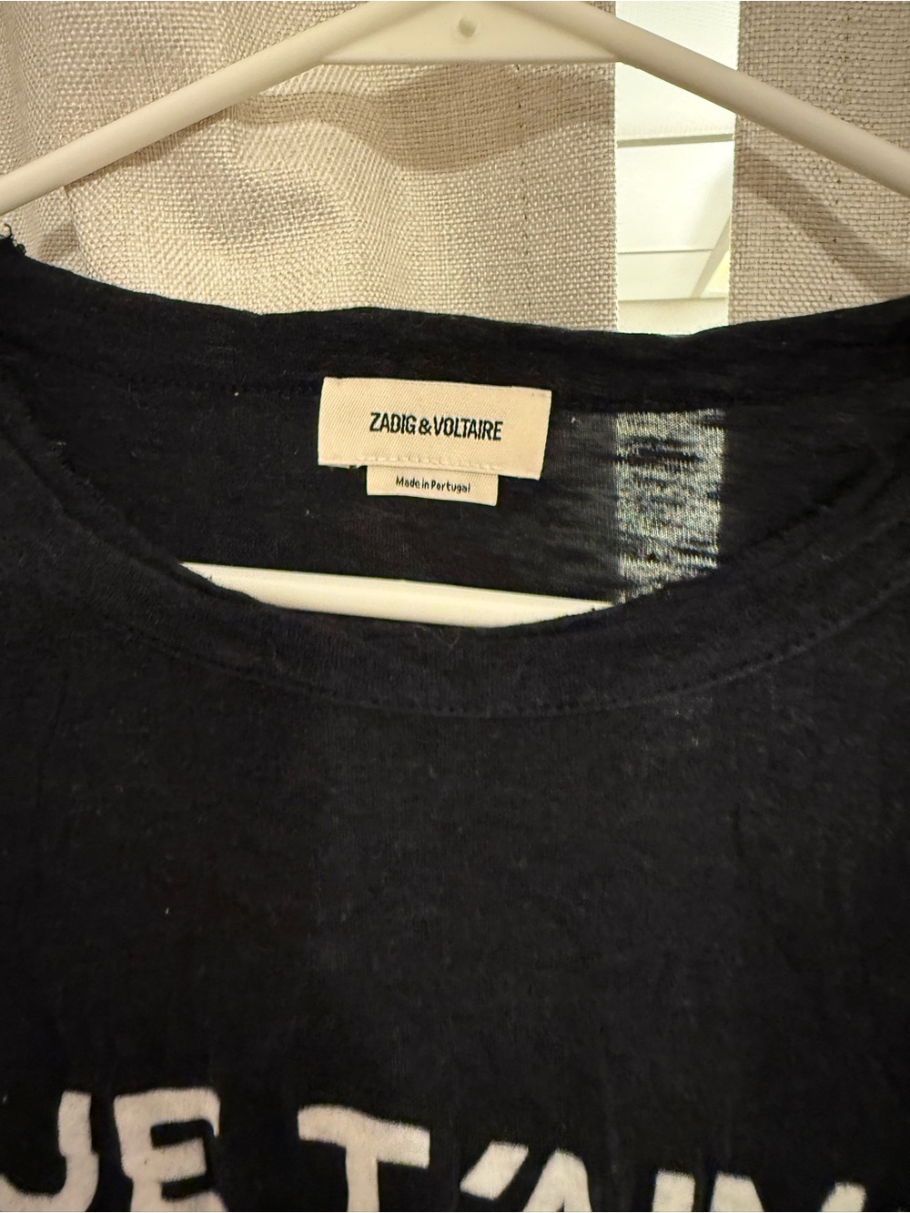 Zadig and Voltaire Je T'aime Black Graphic Tee - Women - Picture 2 of 4